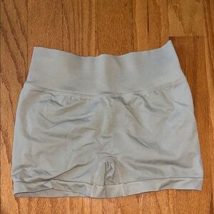 Neutral High-Waisted Athletic Shorts